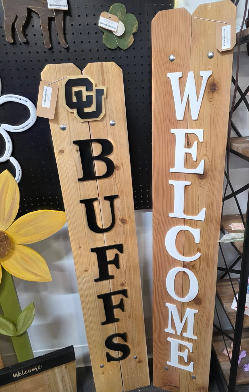 Welcome porch sign