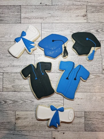Baby shower onesie cookies